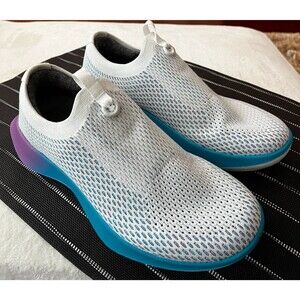 Allbirds White and Blue Sneakers